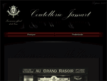 Tablet Screenshot of coutellerie-jamart.be